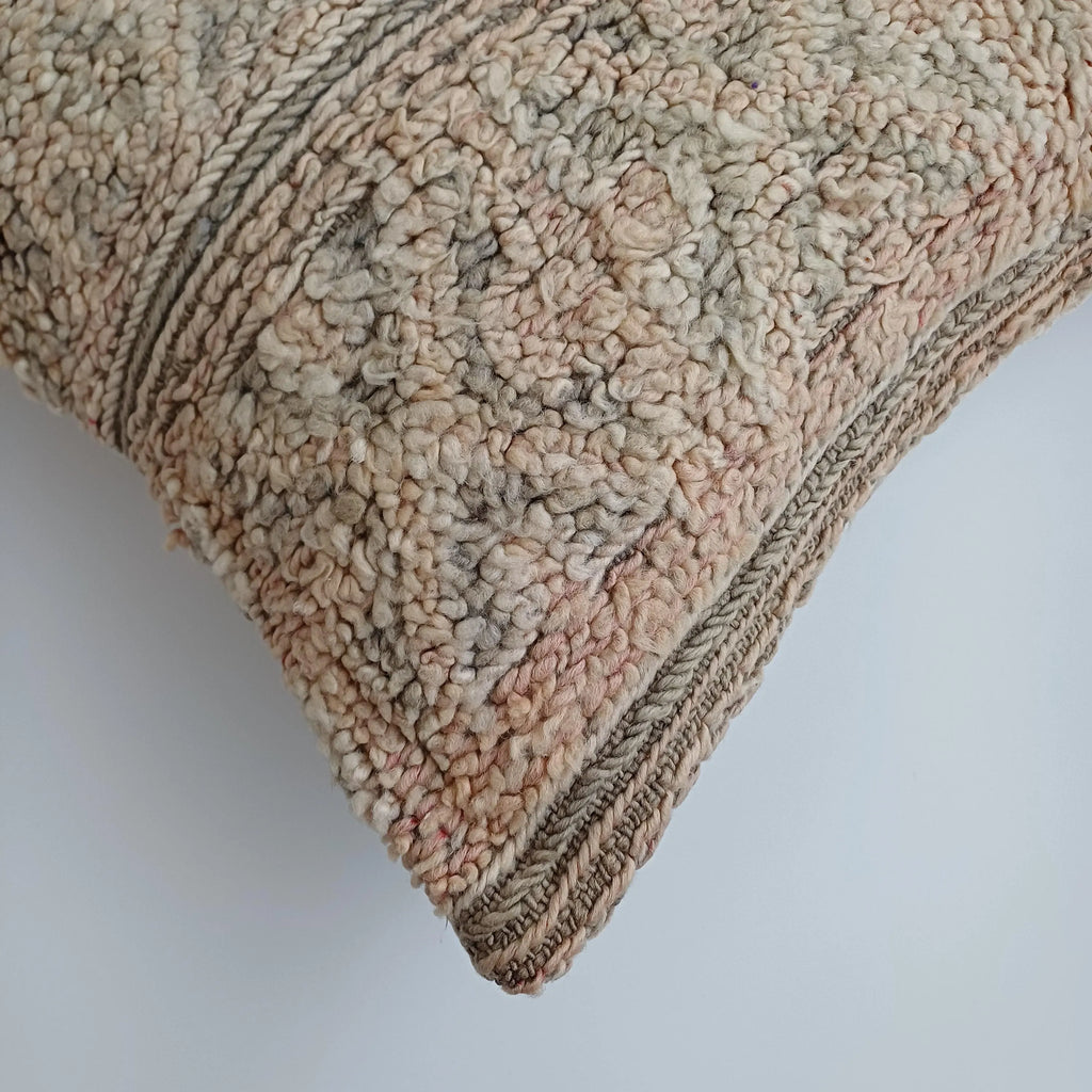 Moroccan Tribal Vintage Wool Multicoloured Cushion Cover 20''x20'' / 50x50 CM