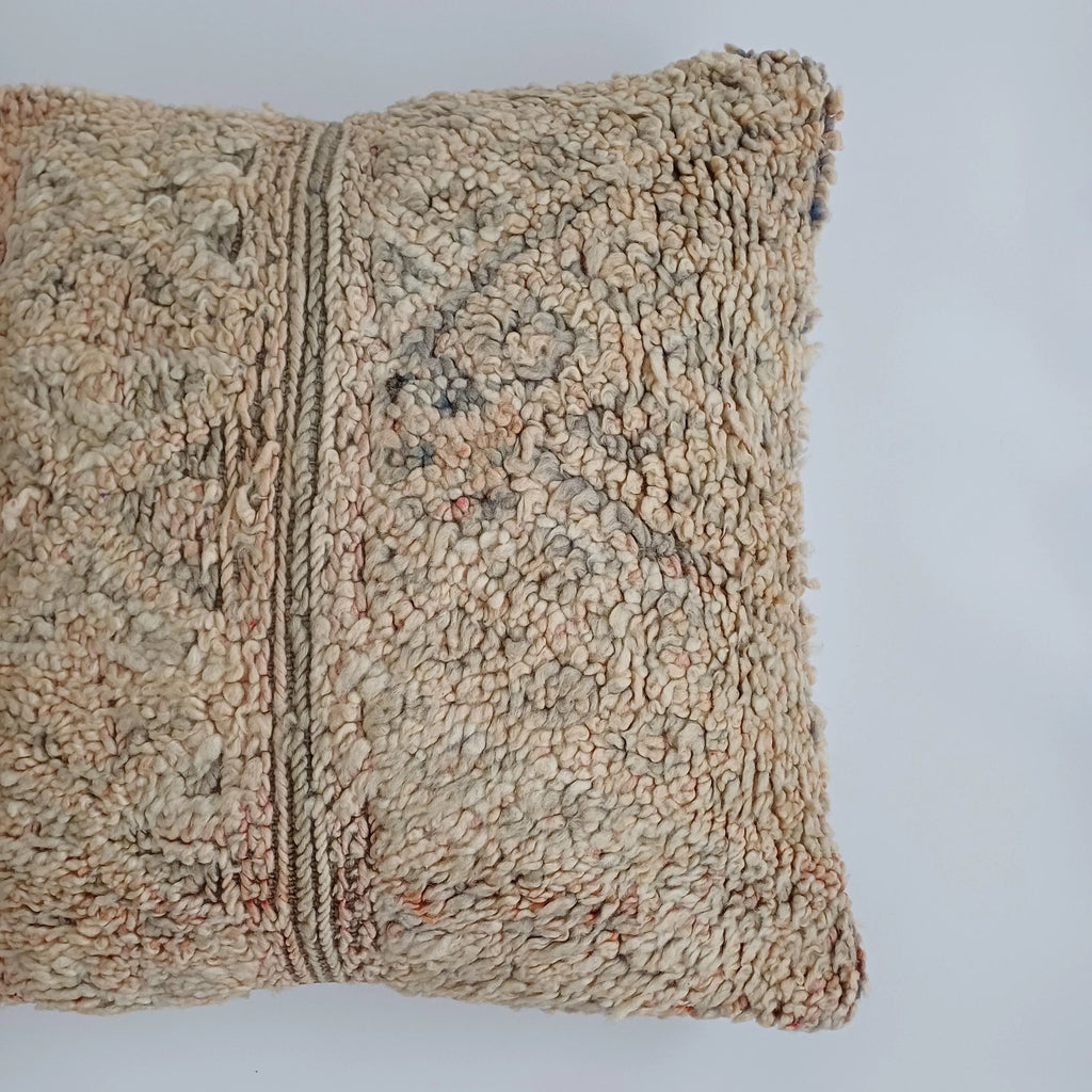 Moroccan Tribal Vintage Wool Multicoloured Cushion Cover 20''x20'' / 50x50 CM