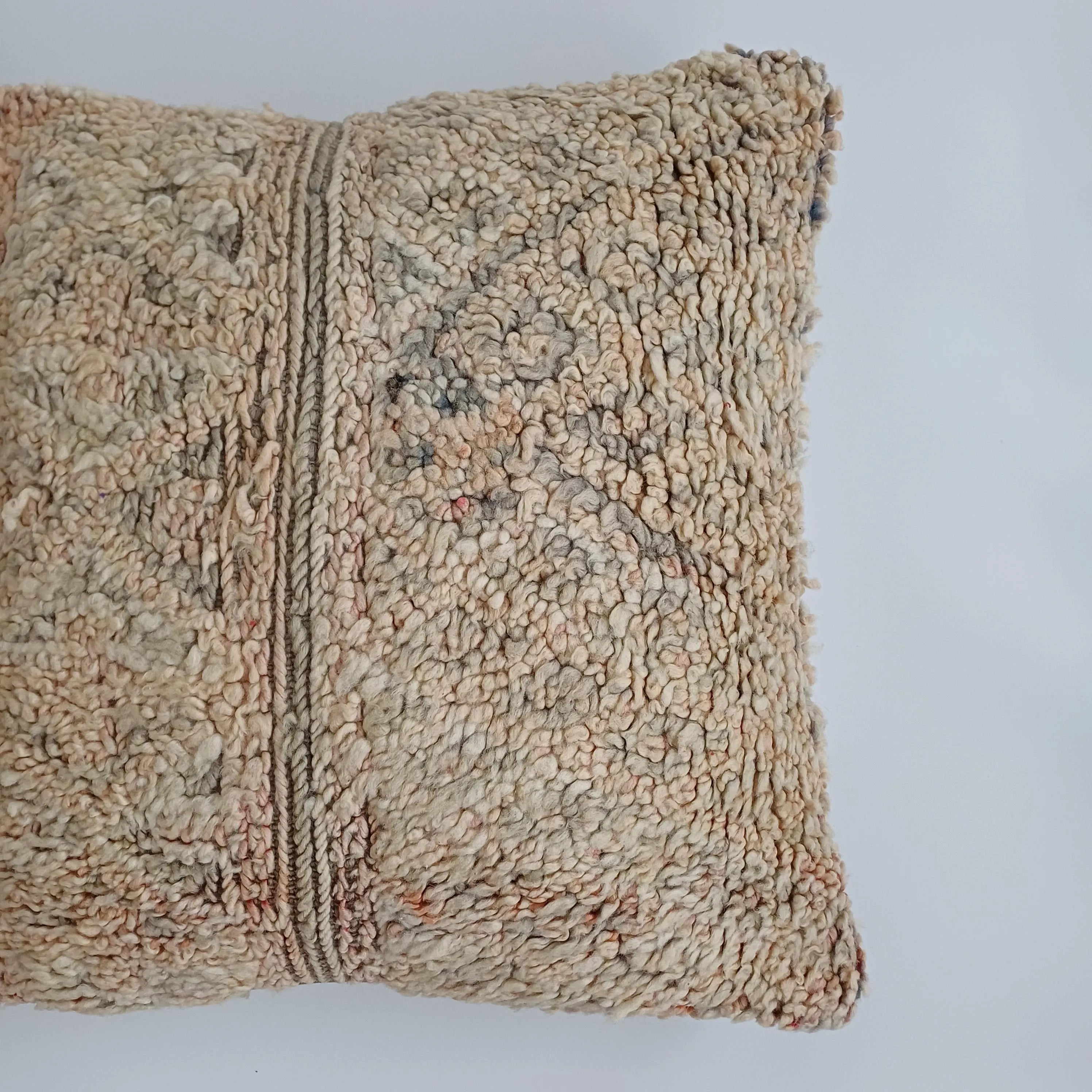 Moroccan Tribal Vintage Wool Multicoloured Cushion Cover 20''x20'' / 50x50 CM