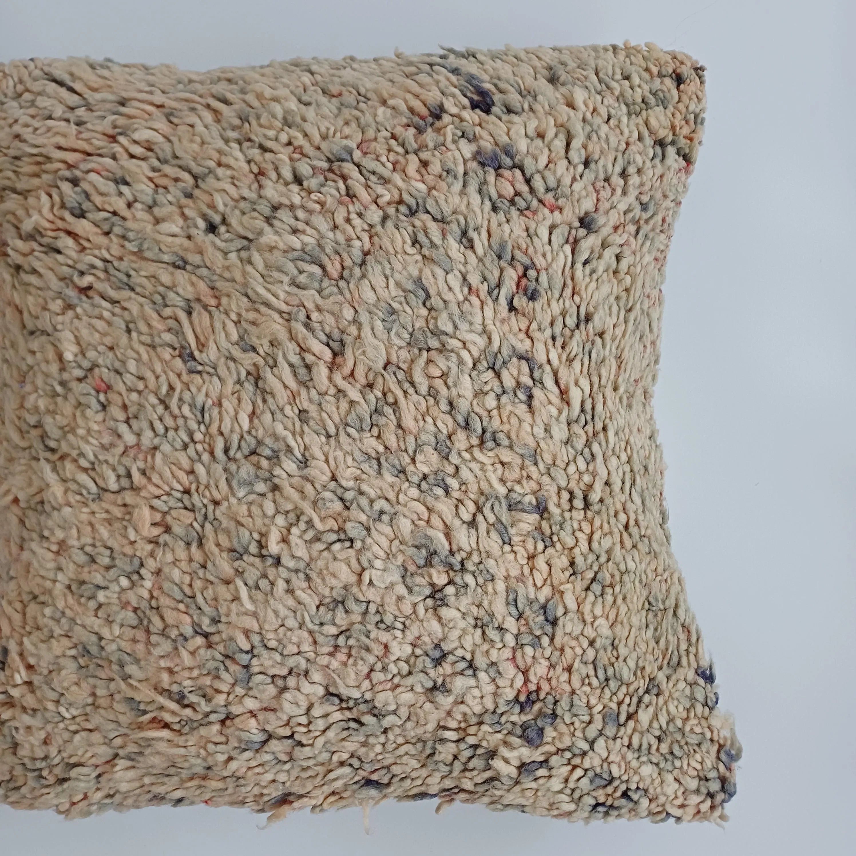 Moroccan Tribal Vintage Wool Multicoloured Cushion Cover 20''x20'' / 53x50 CM
