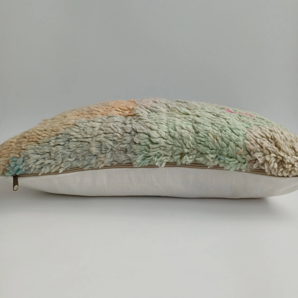 Moroccan Berber Handmade Vintage Wool Cushion Cover  24''x16'' / 60x40 CM