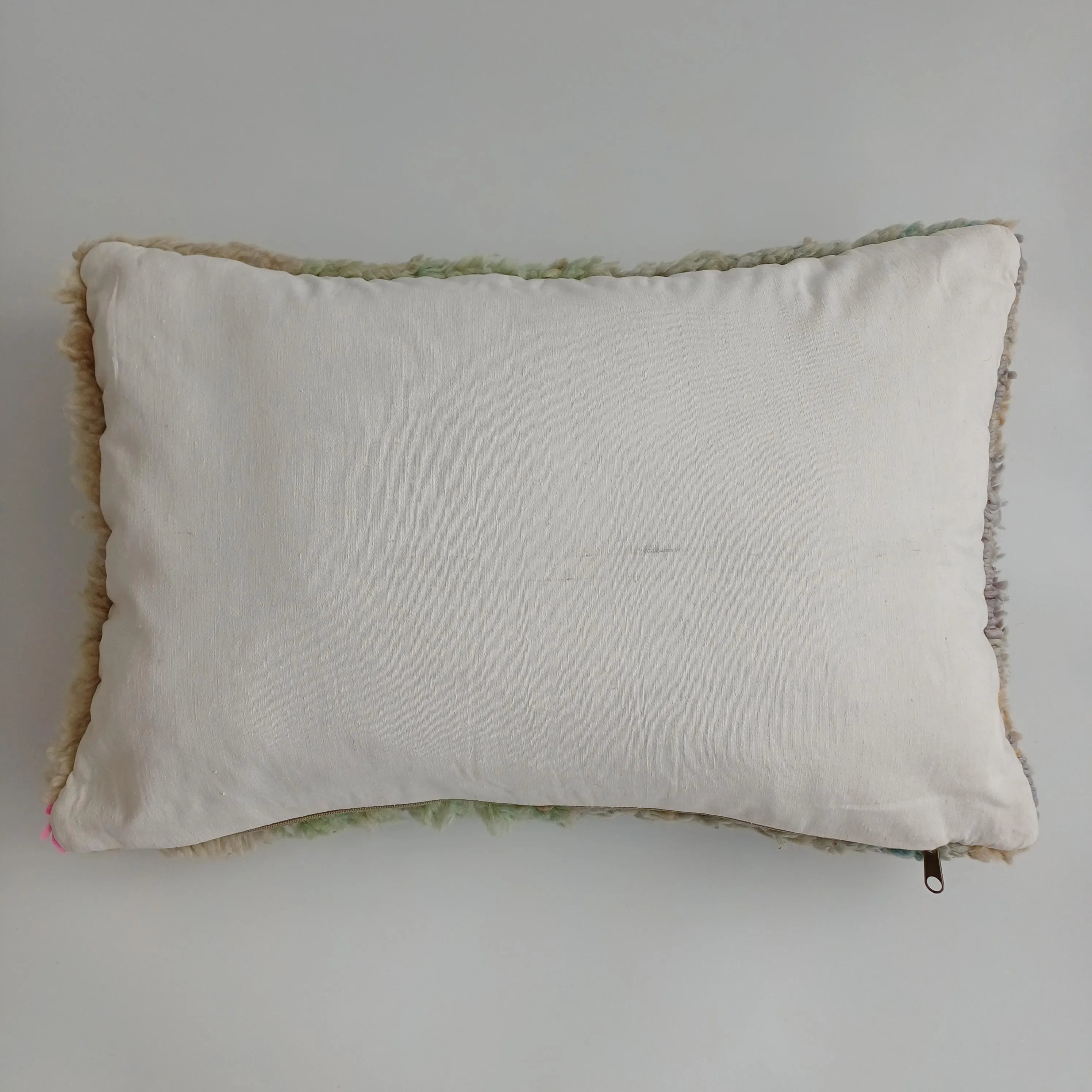Moroccan Berber Handmade Vintage Wool Cushion Cover  24''x16'' / 60x40 CM