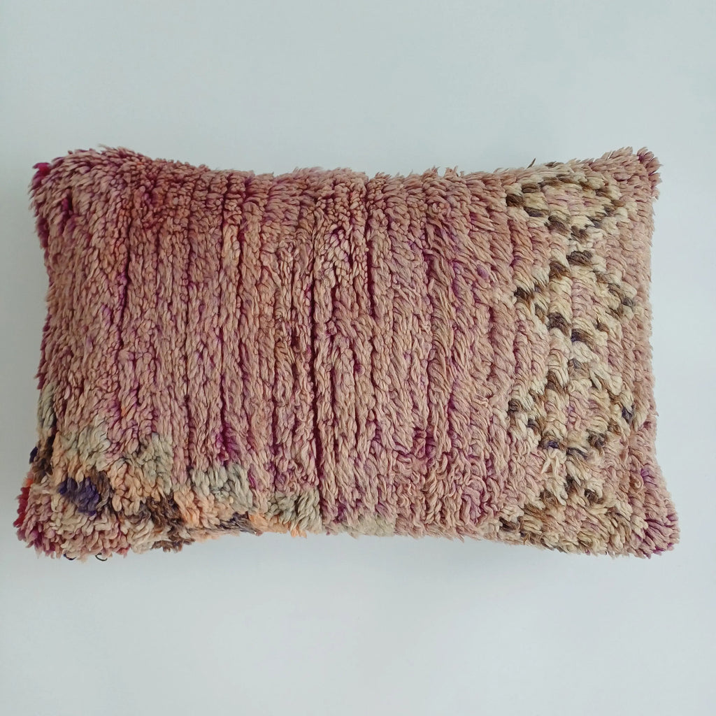 Moroccan Berber Handmade Vintage Wool Cushion Cover  24''x16'' / 60x40 CM