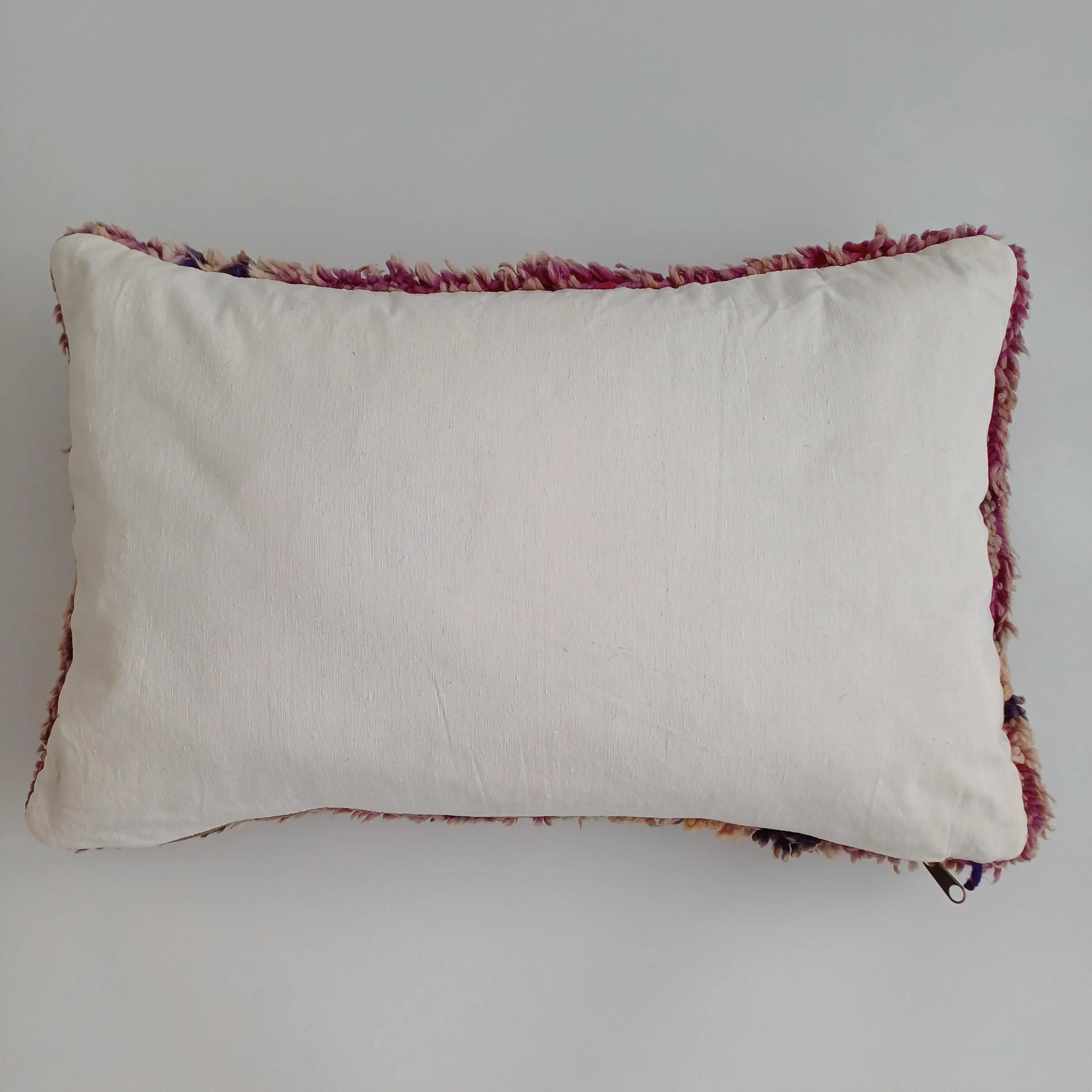Moroccan Berber Handmade Vintage Wool Cushion Cover  24''x16'' / 60x40 CM