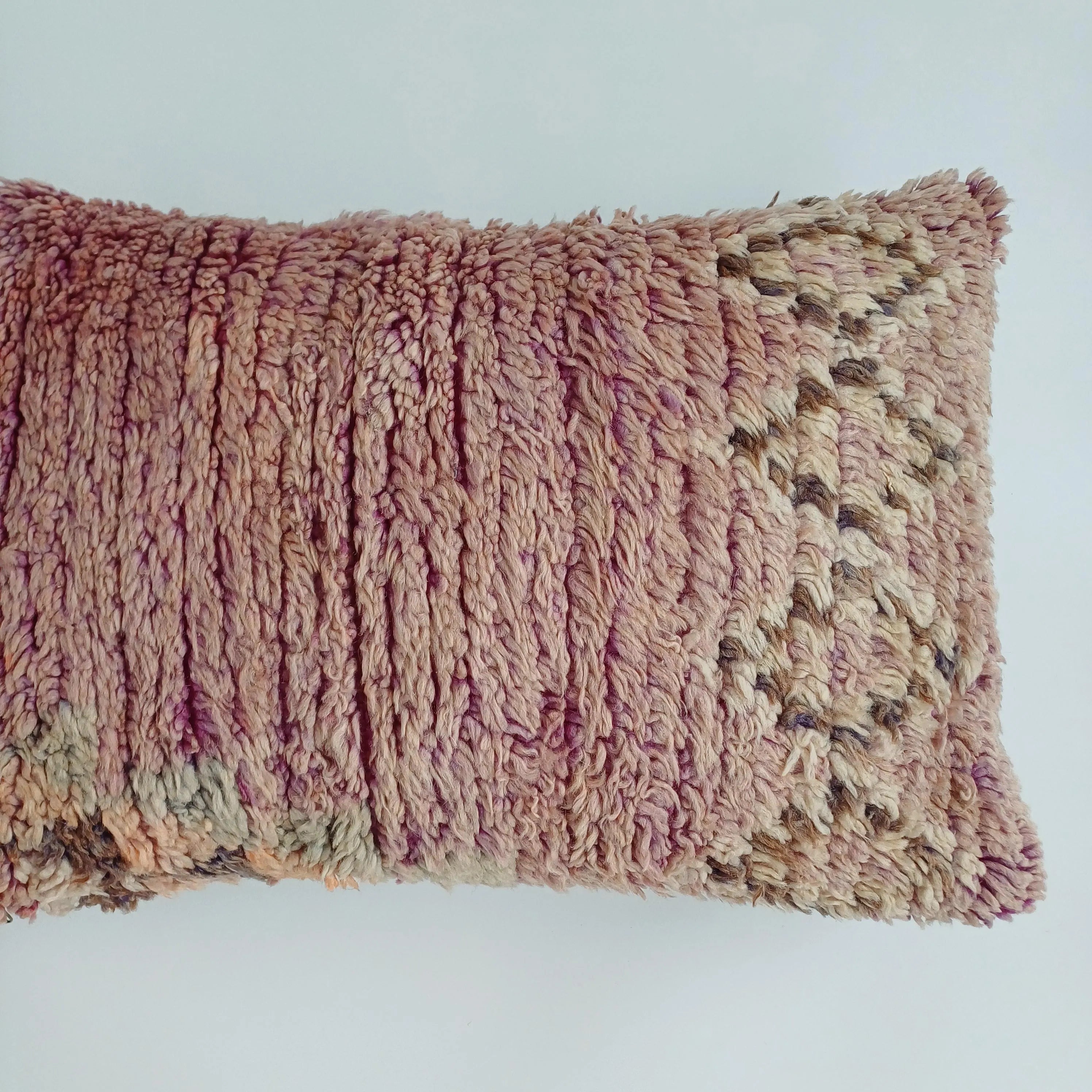 Moroccan Berber Handmade Vintage Wool Cushion Cover  24''x16'' / 60x40 CM