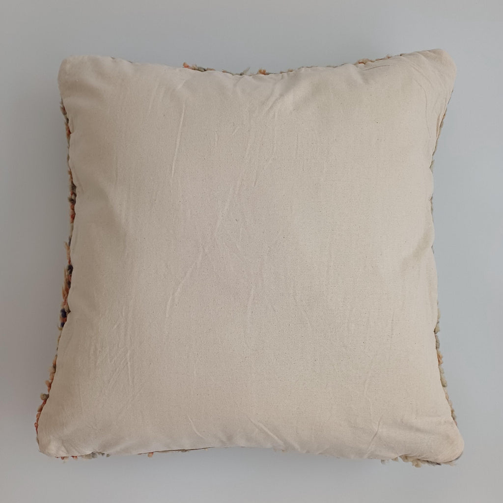 Moroccan Tribal Vintage Wool Multicoloured Cushion Cover 20''x20'' / 52x52 CM