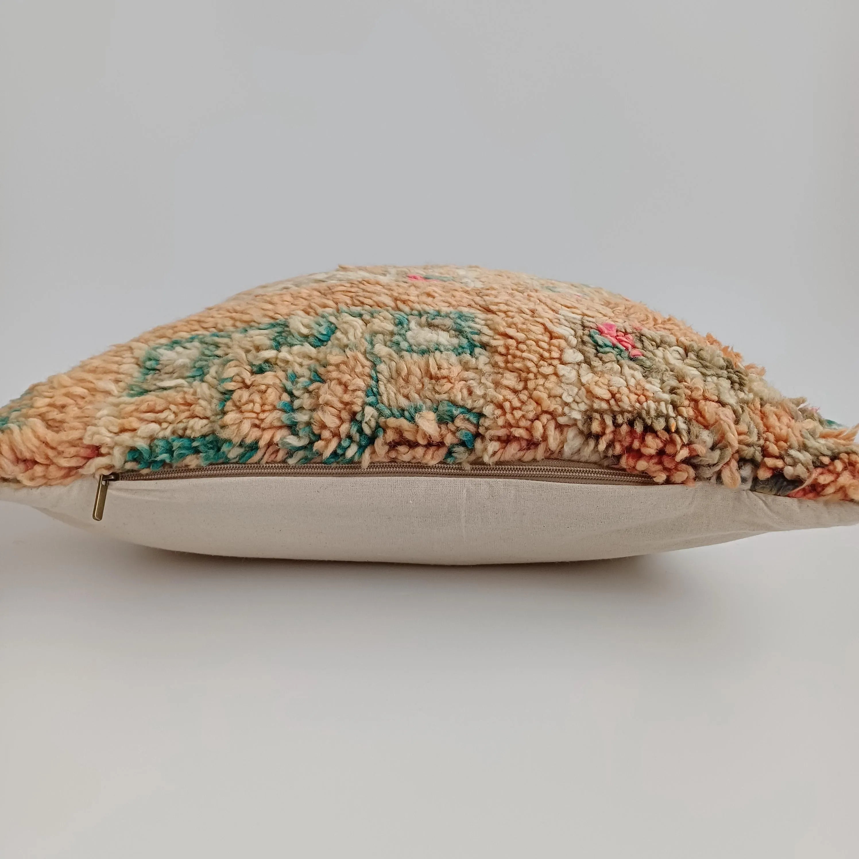 Moroccan Tribal Vintage Wool Multicoloured Cushion Cover 20''x20'' / 52x52 CM
