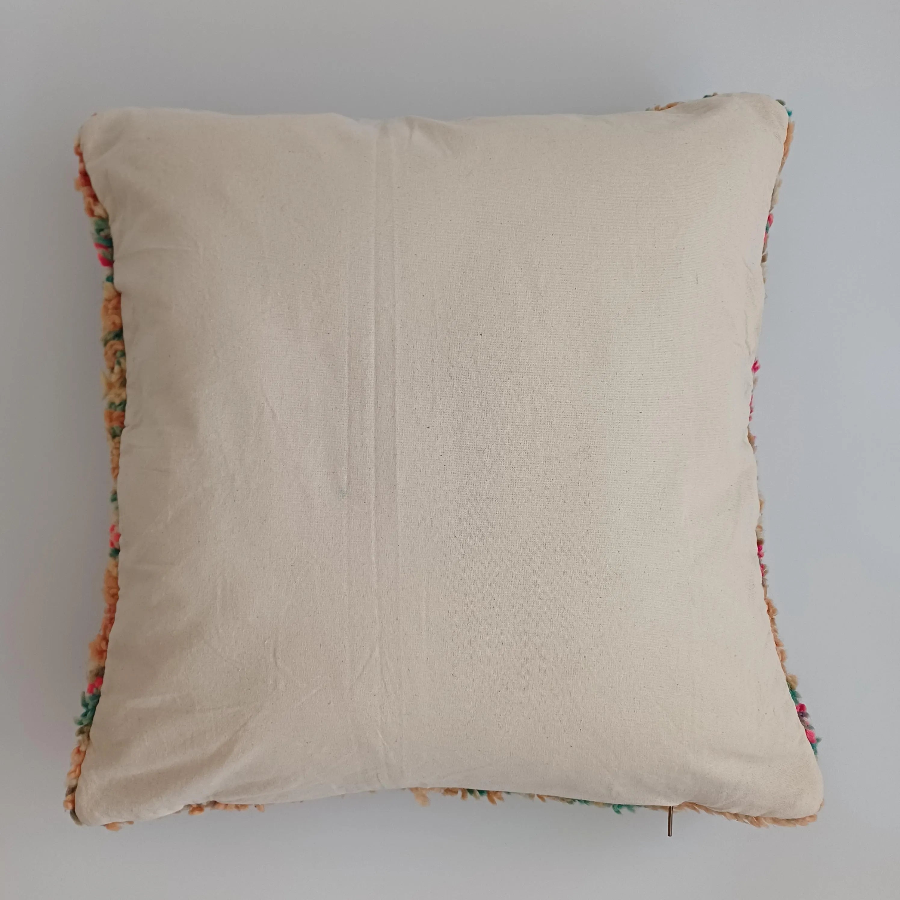 Moroccan Tribal Vintage Wool Multicoloured Cushion Cover 20''x20'' / 52x52 CM