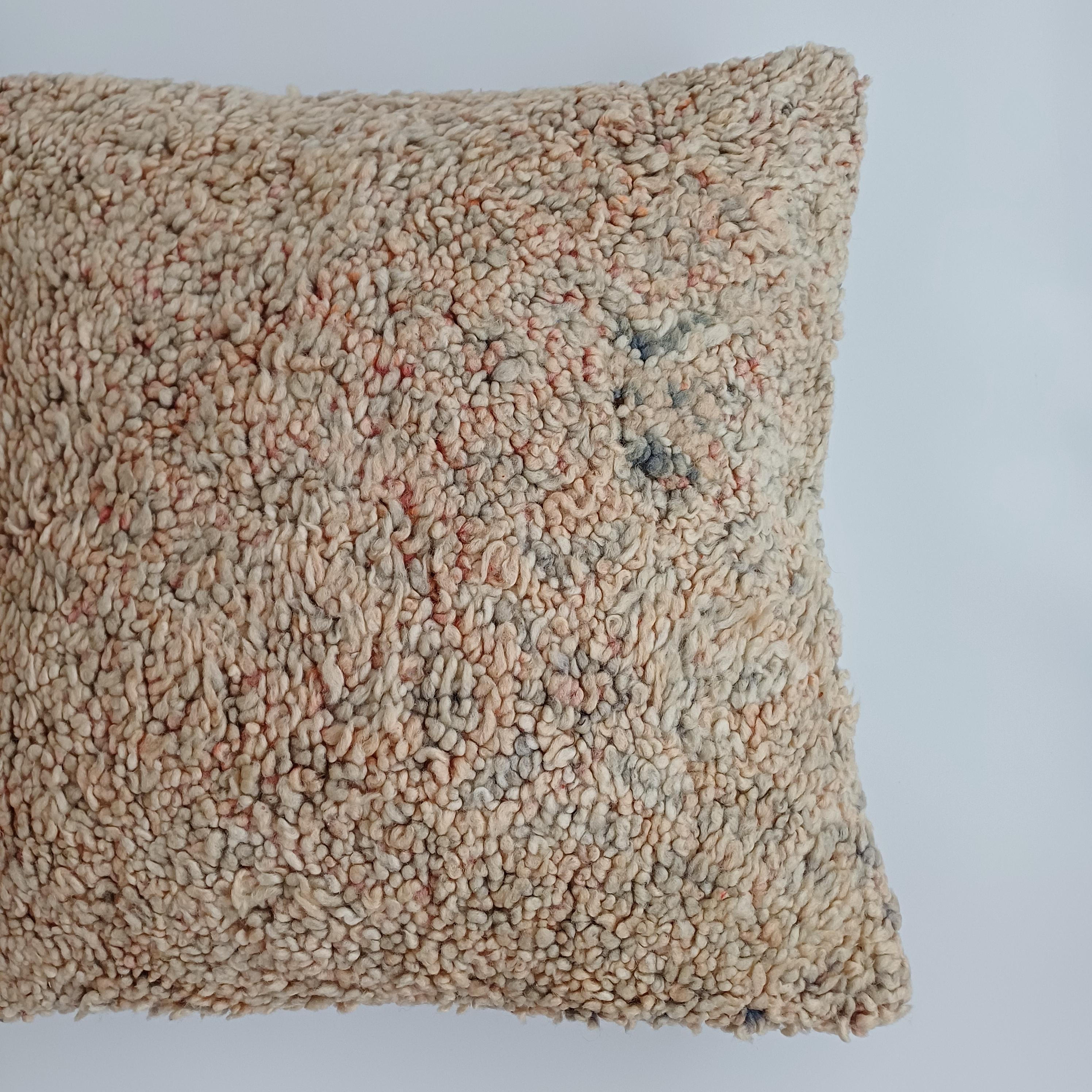 Moroccan Tribal Vintage Wool Multicoloured Cushion Cover 20''x20'' / 52x52 CM