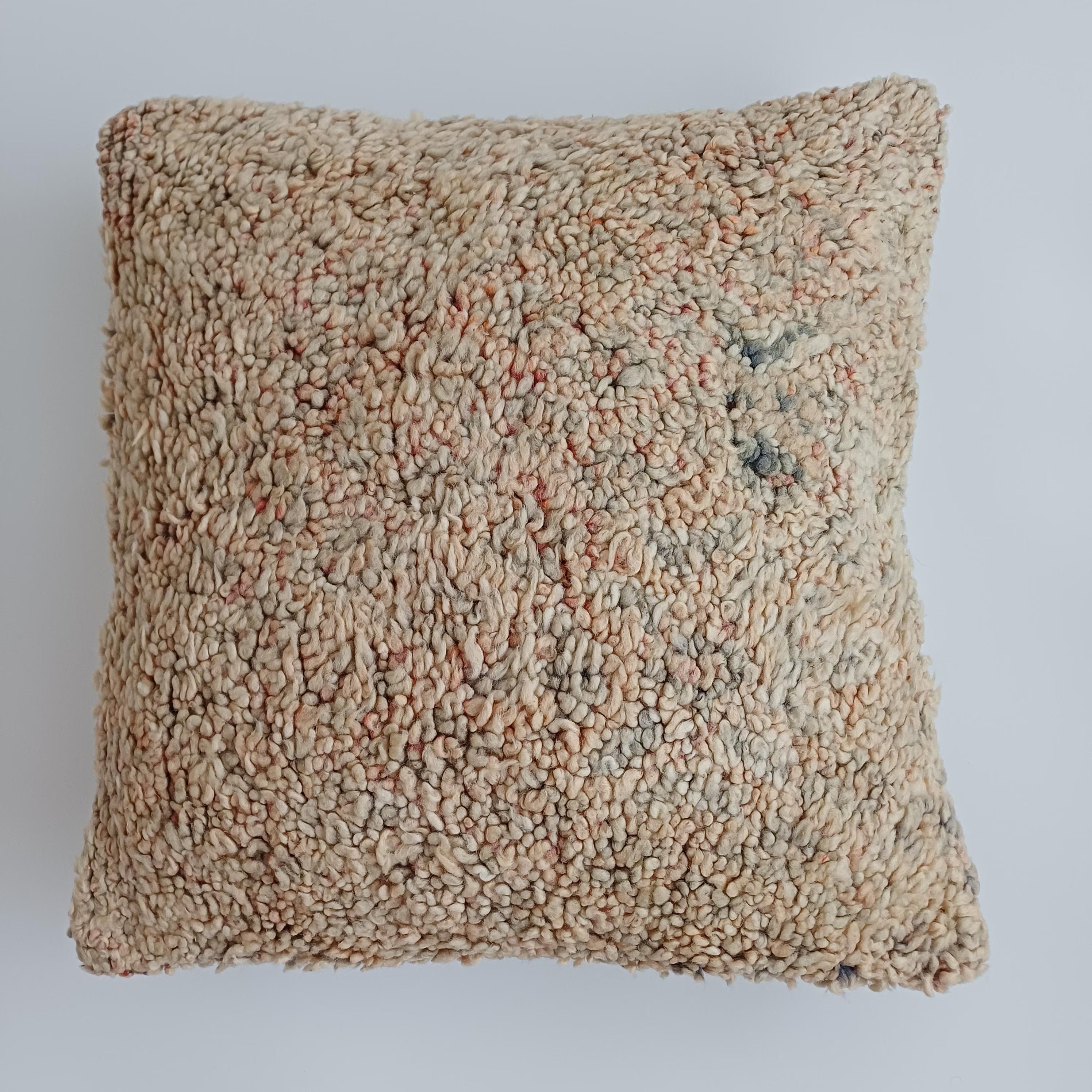 Moroccan Tribal Vintage Wool Multicoloured Cushion Cover 20''x20'' / 52x52 CM