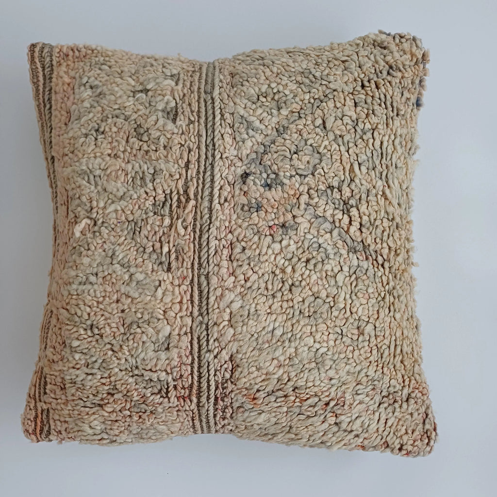 Moroccan Tribal Vintage Wool Multicoloured Cushion Cover 20''x20'' / 50x50 CM