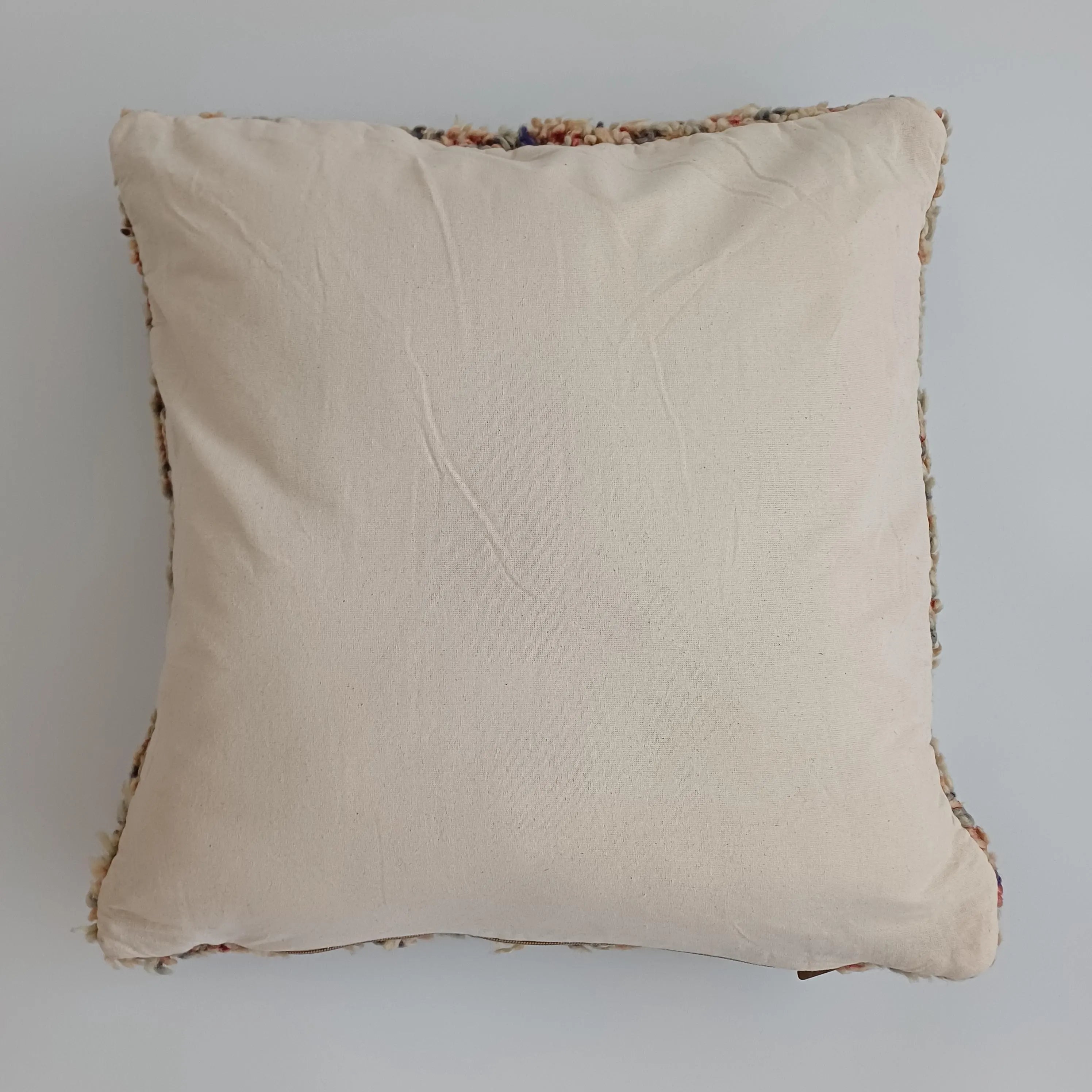 Moroccan Tribal Vintage Wool Multicoloured Cushion Cover 20''x20'' / 53x50 CM