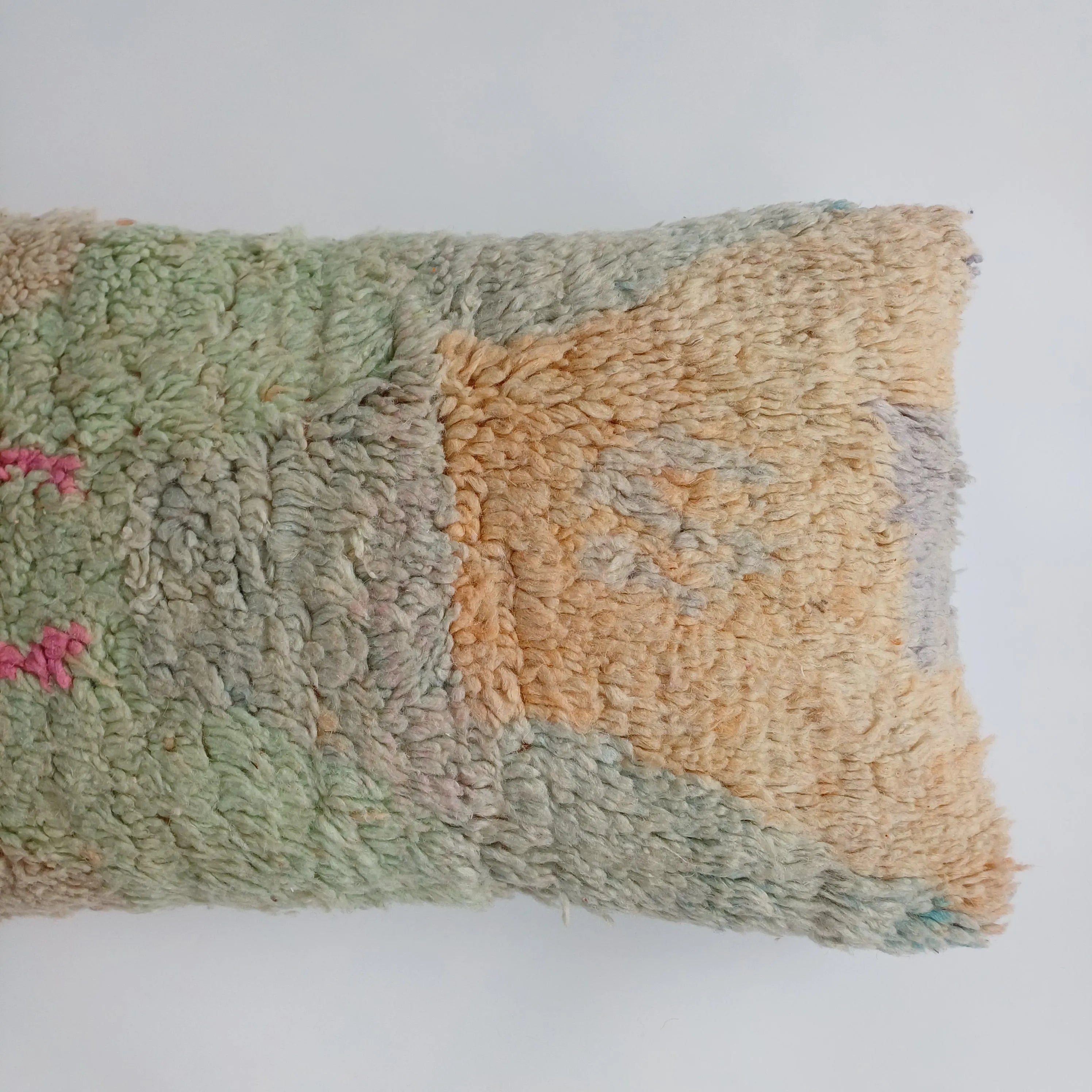 Moroccan Berber Handmade Vintage Wool Cushion Cover  24''x16'' / 60x40 CM