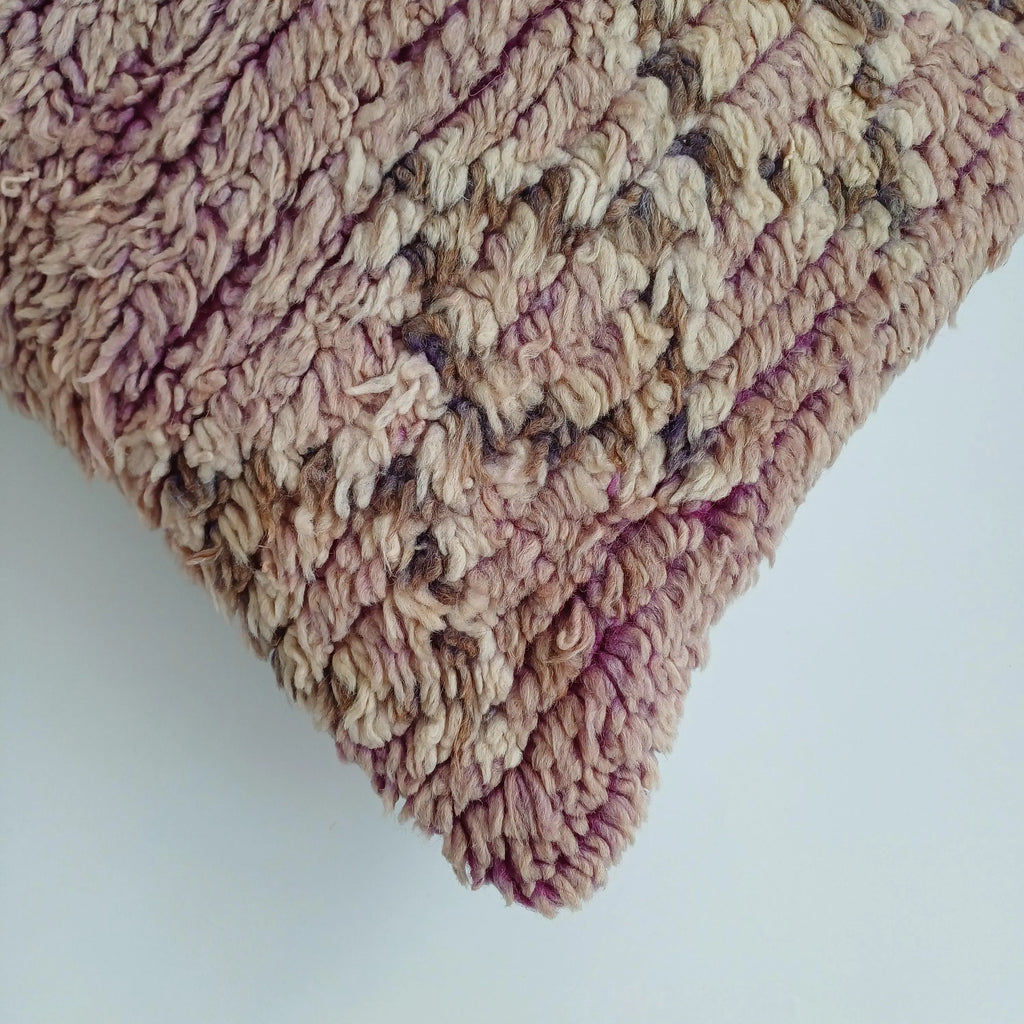 Moroccan Berber Handmade Vintage Wool Cushion Cover  24''x16'' / 60x40 CM