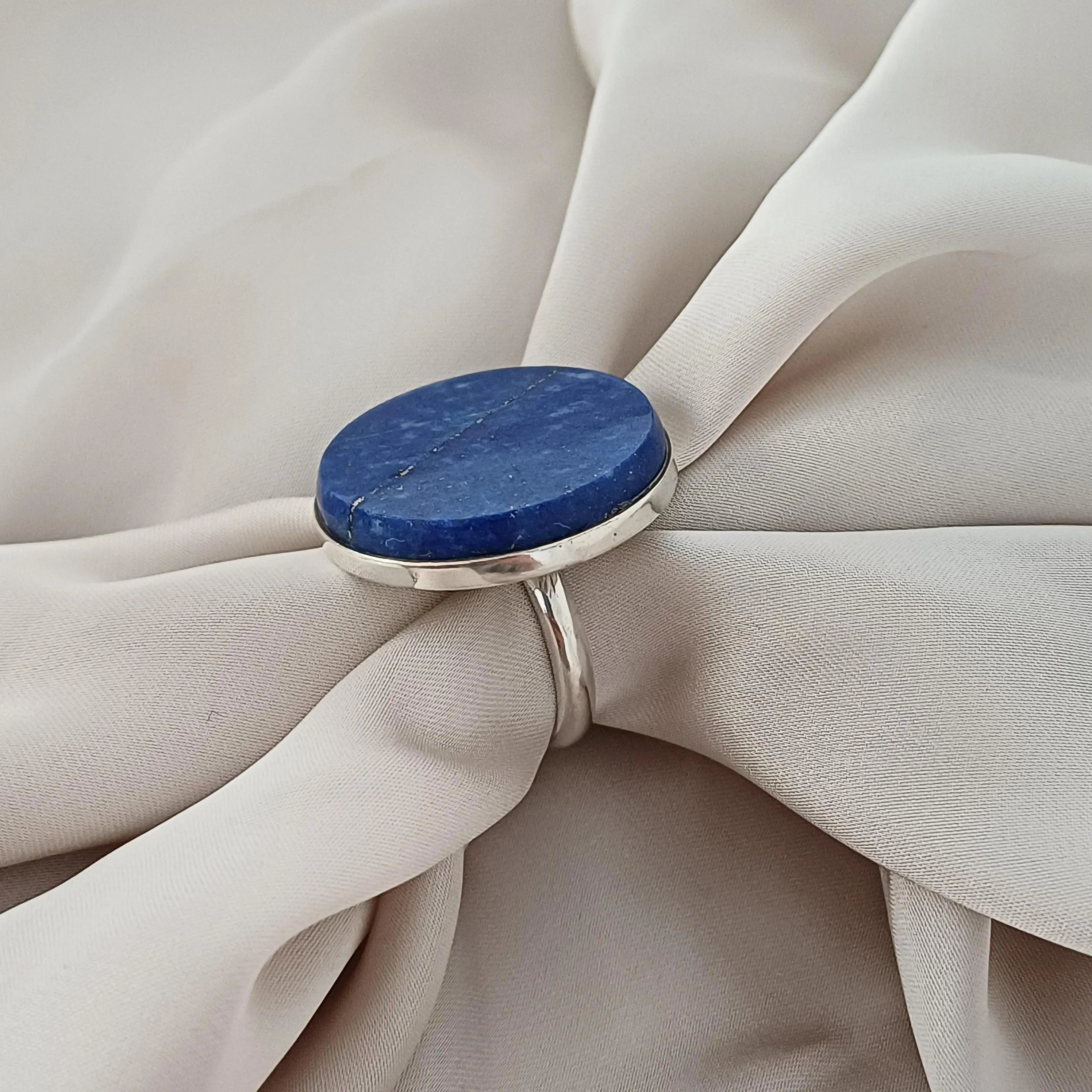Lapis Lazuli Handmade Gemstone Ring
