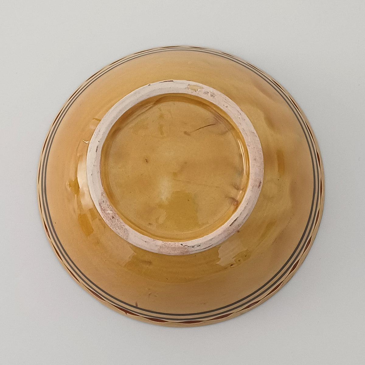 Moroccan Hand-Painted Ceramic Bowl, 14x14 CM