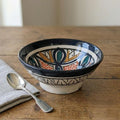 Moroccan Hand-Painted Multicoloured Mini Ceramic Dip Bowl 9x9 CM