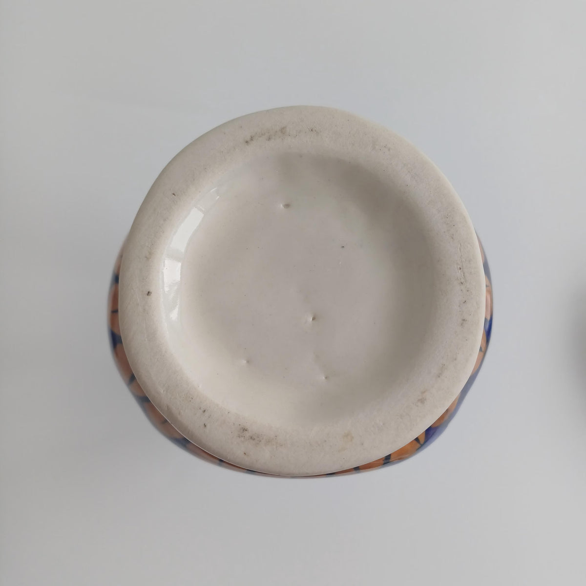 Multani Hand-Painted Kashigari Ceramic Flower Vase 20x7 CM