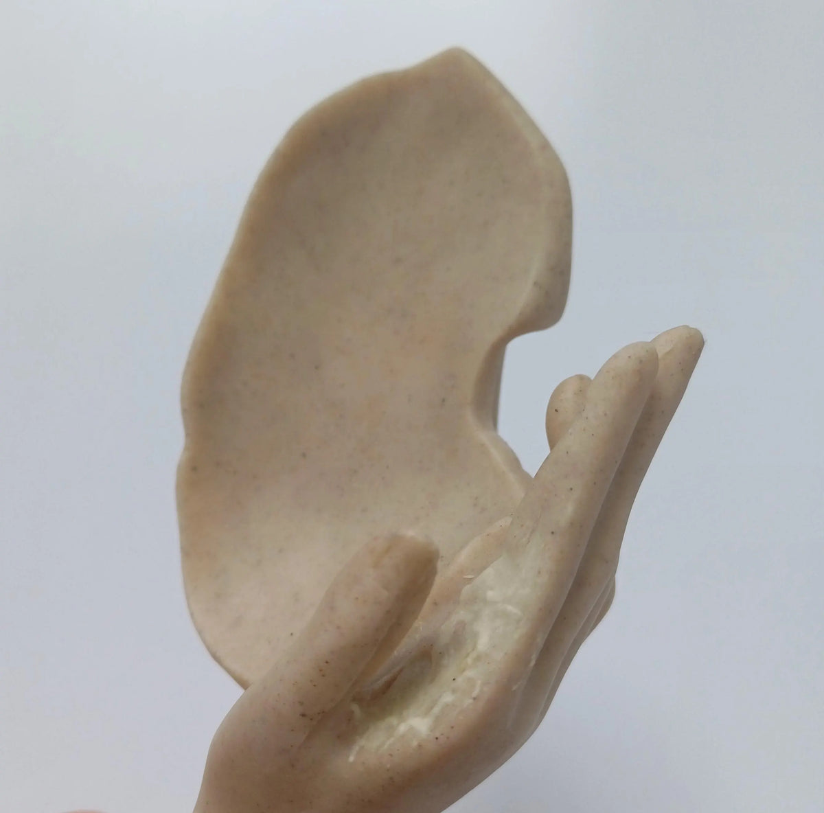 Minimalist Modern Abstract Thinker Face Sculpture 17x6 CM