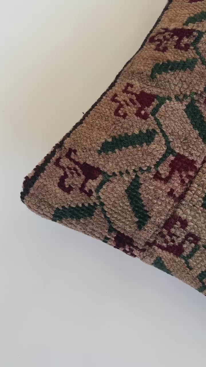 Handmade Turkish Cushion Cover 16''x16'' / 40x40 CM