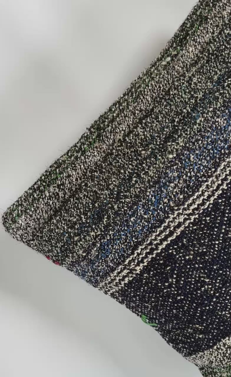 Handmade Turkish Cushion Cover 16''x16'' / 42x41 CM