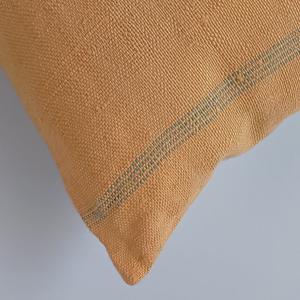 Moroccan Handmade Sunset Cactus Silk Cushion Cover 20''x20'' / 50x50 CM