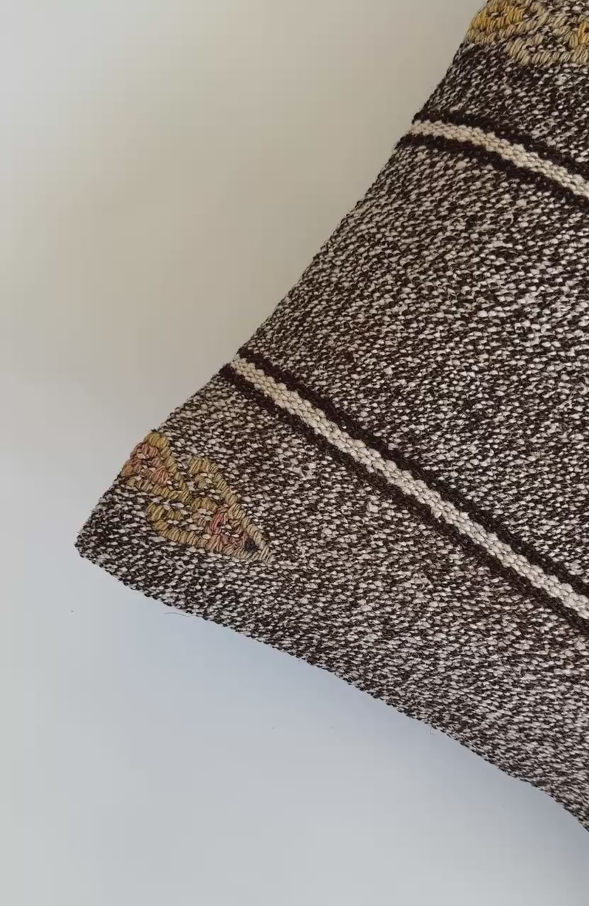 Handmade Turkish Cushion Cover 16''x16'' / 40x40 CM