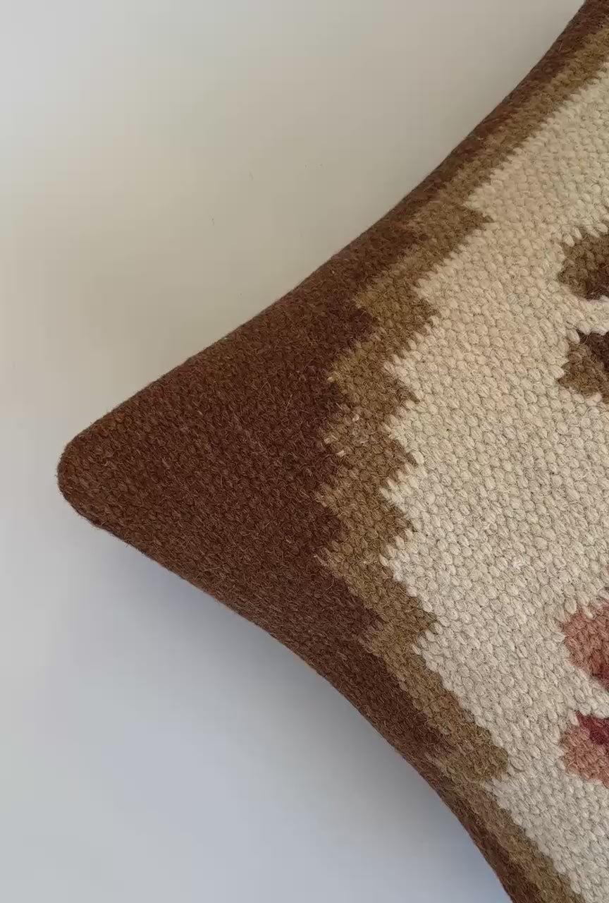 Handmade Turkish Cushion Cover  16''x16'' / 40x40 CM