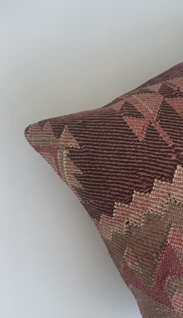 Handmade Turkish Cushion Cover 16''x16'' / 41x41 CM