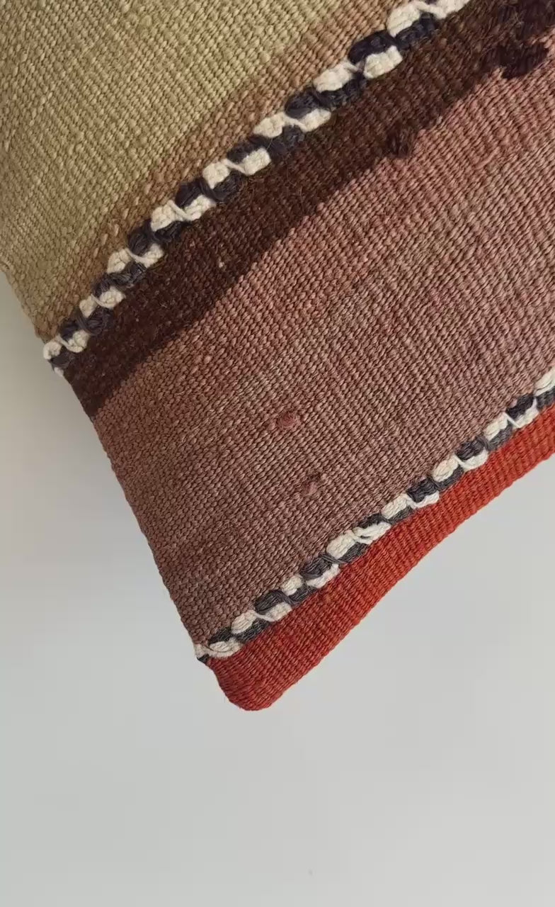 Handmade Turkish Cushion Cover 16''x16'' / 40x40 CM