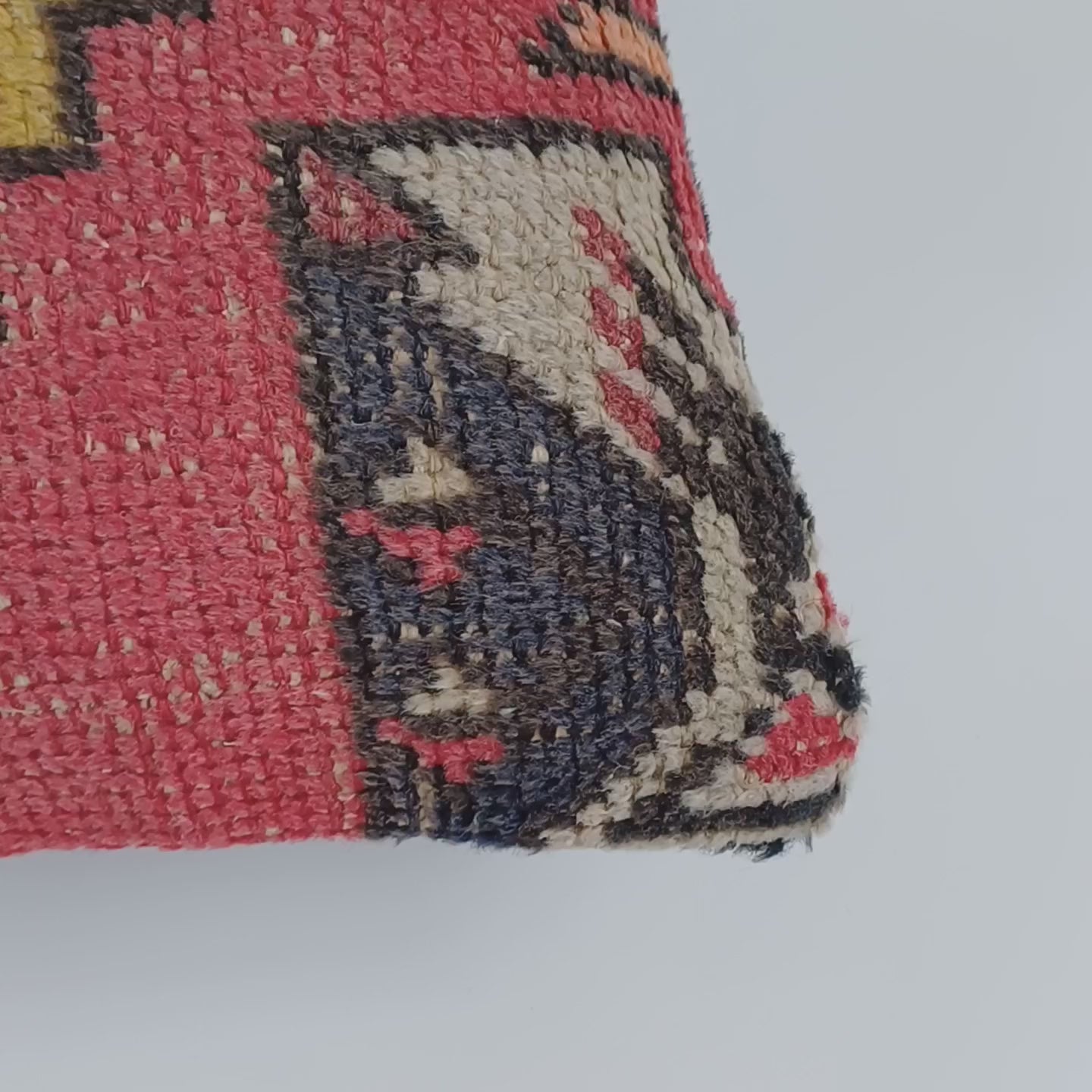 Multicolour Turkish Rug Cushion Cover 24''x16'' / 60x40 CM